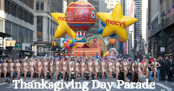 Thanksgiving day parade with sacredspans.com